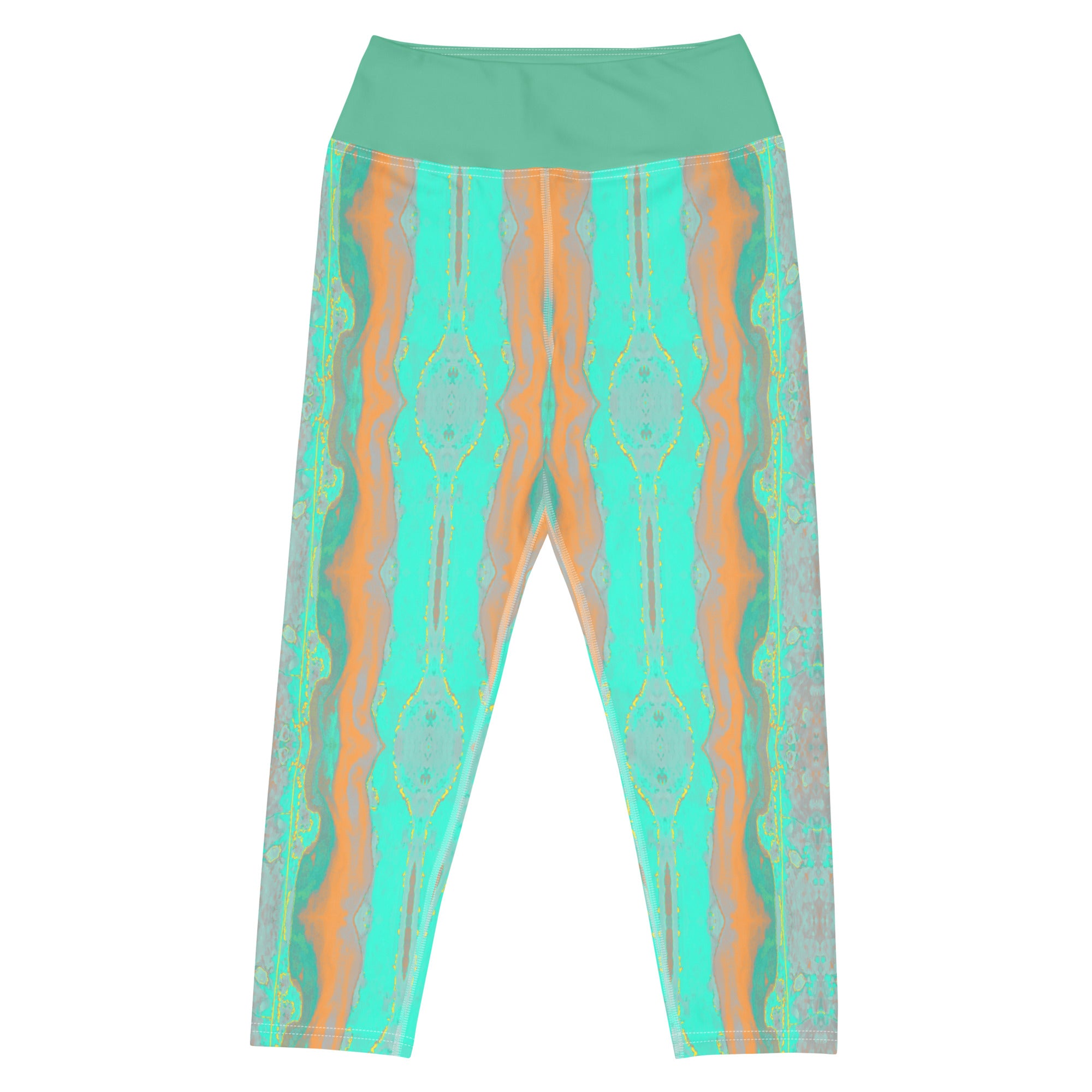 Gulf Shore Yoga Capri Leggings Triboca Arts   