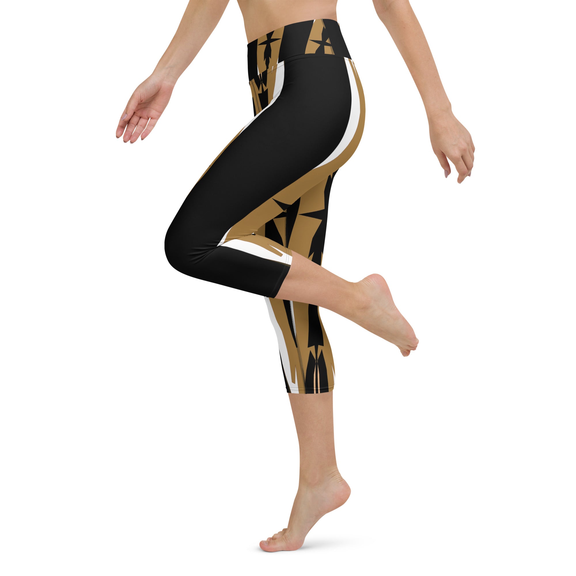 Gulf Shore Yoga Capri Leggings Triboca Arts   