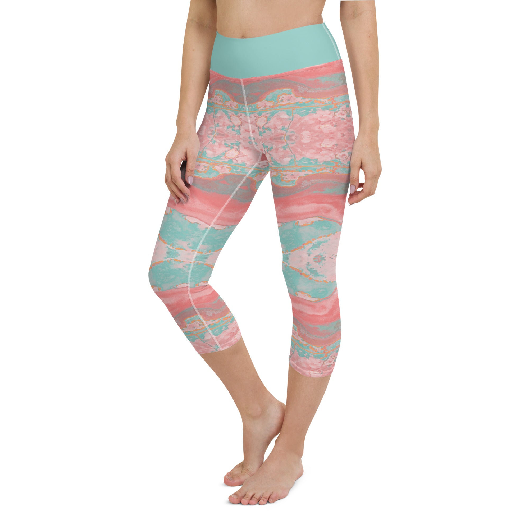 Gulf Shore Yoga Capri Leggings Triboca Arts   