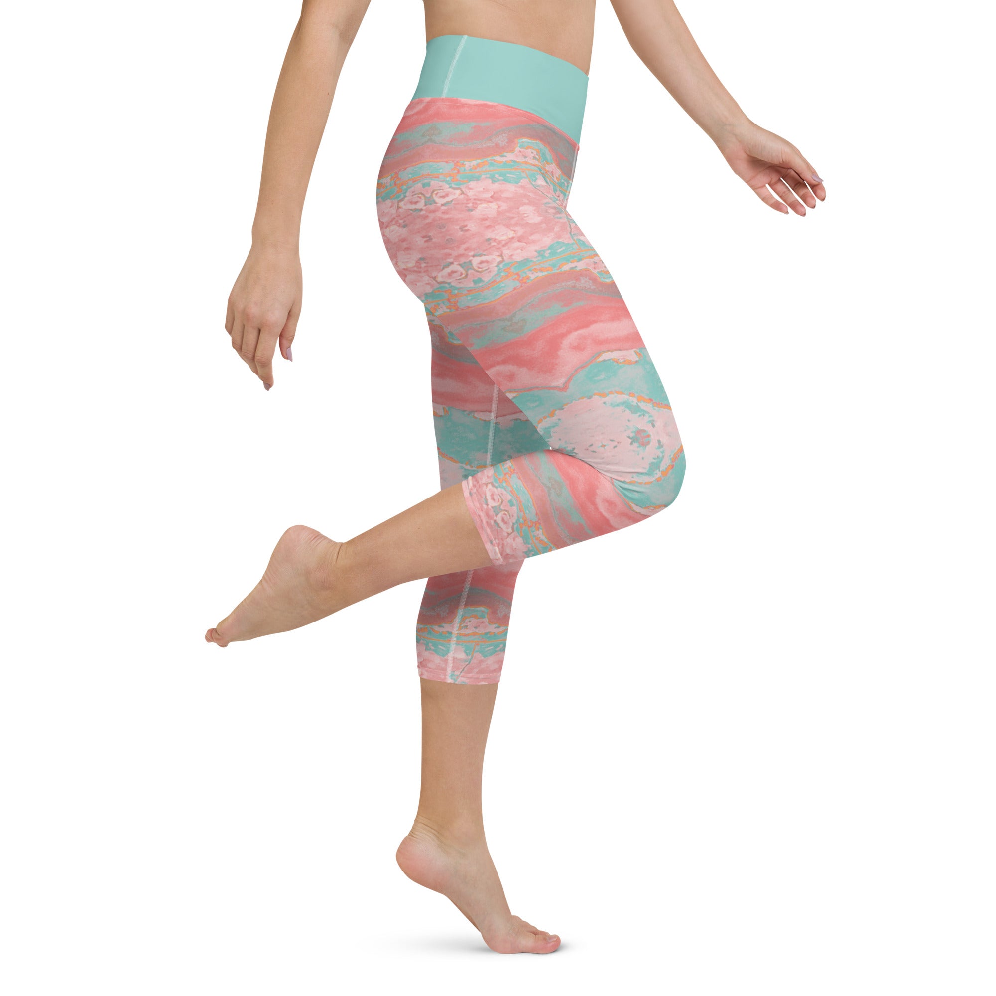 Gulf Shore Yoga Capri Leggings Triboca Arts   