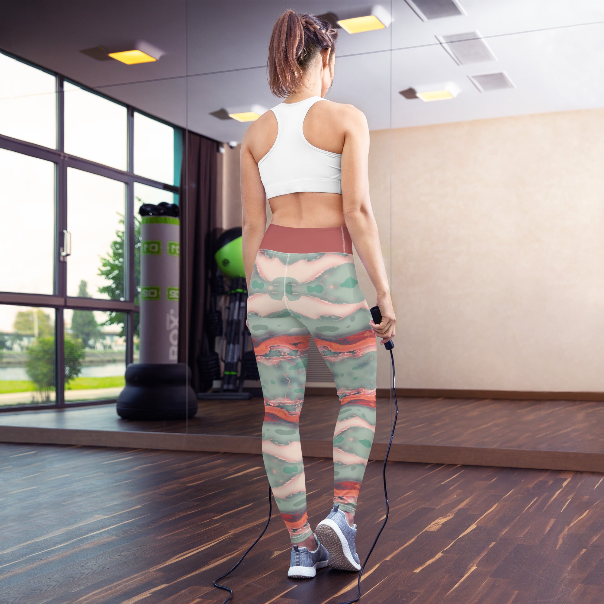 Gulf Shore Yoga Leggings Triboca Arts   