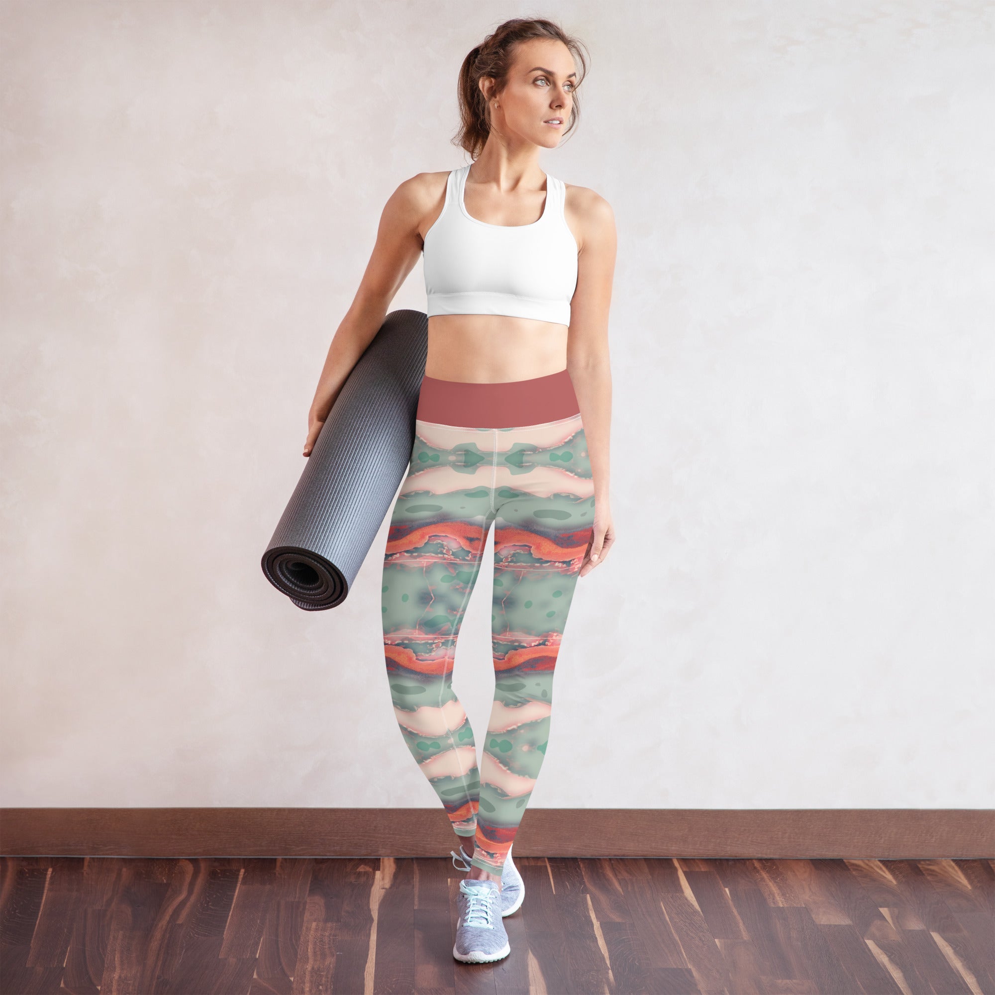 Gulf Shore Yoga Leggings Triboca Arts   