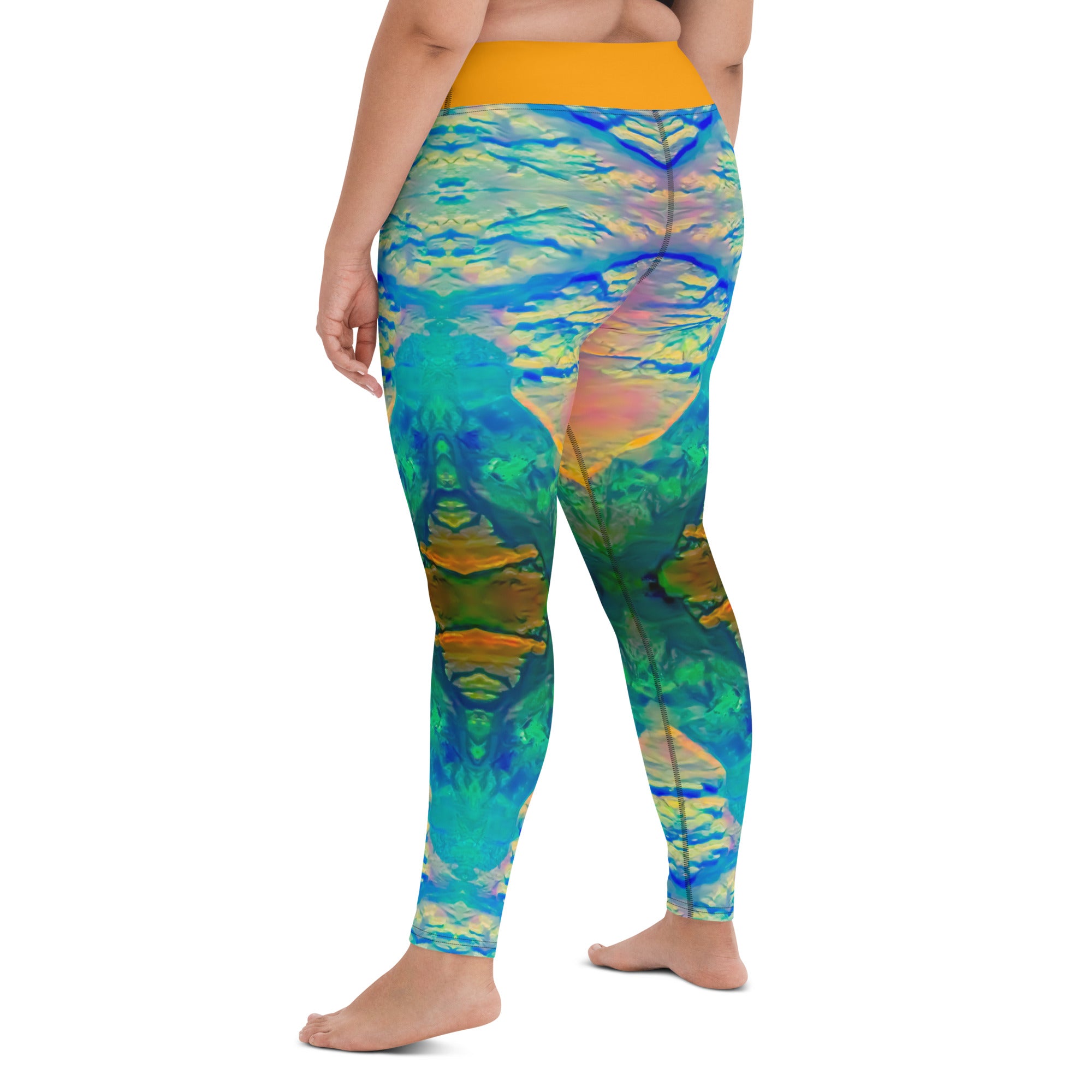 Gold Canyon Yoga Leggings Triboca Arts   