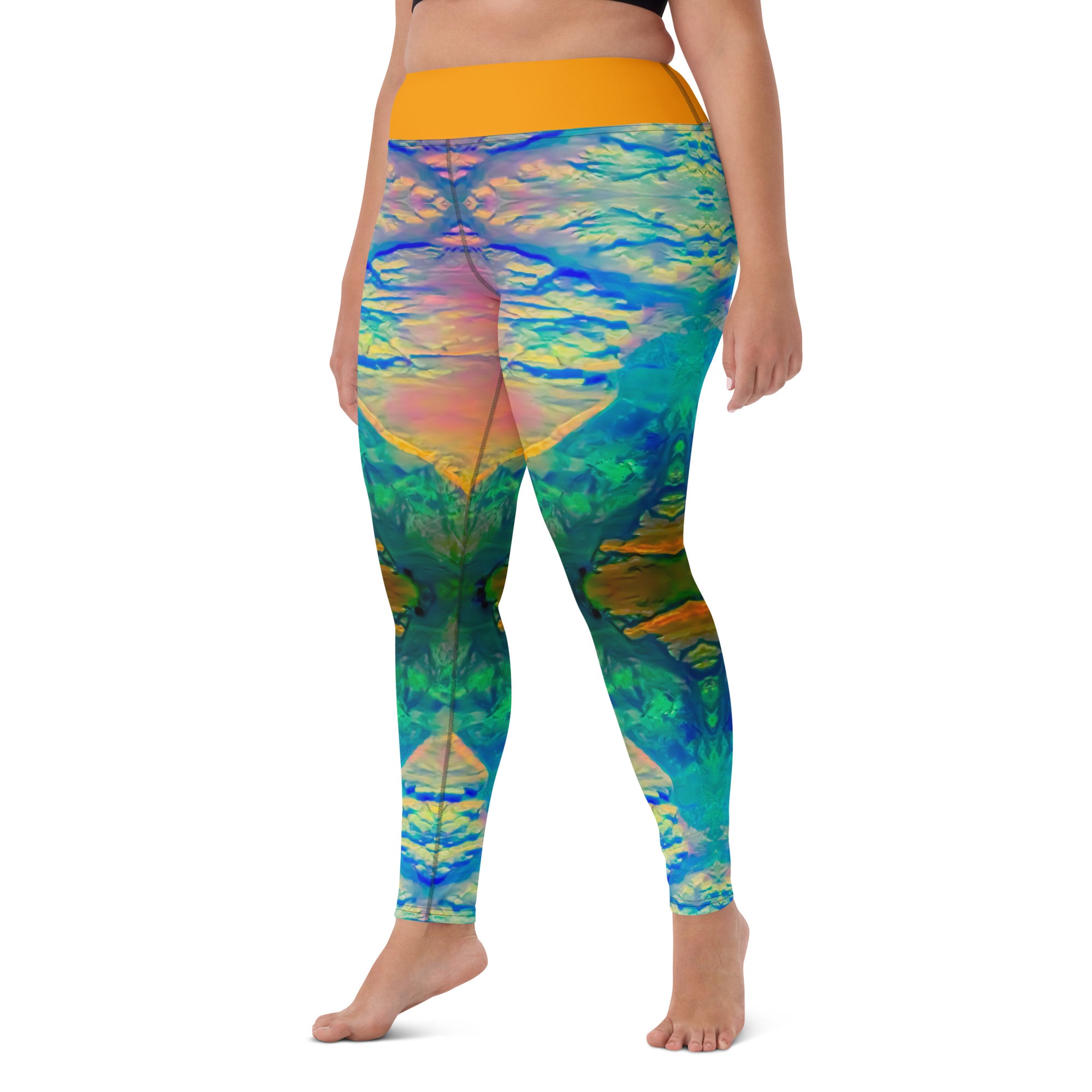 Gold Canyon Yoga Leggings Triboca Arts   
