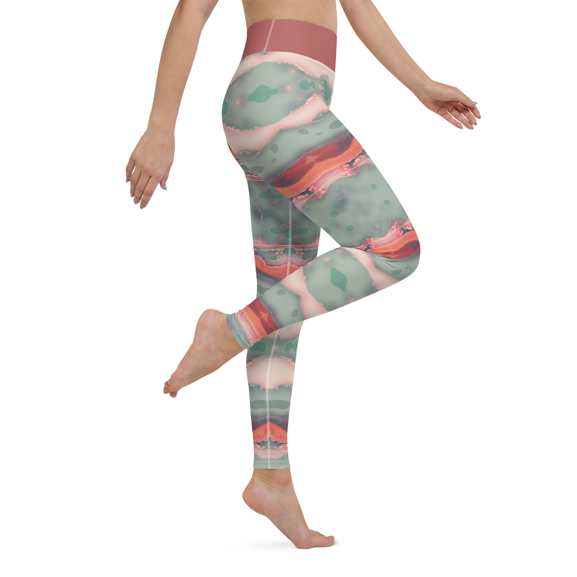 Gulf Shore Yoga Leggings Triboca Arts   