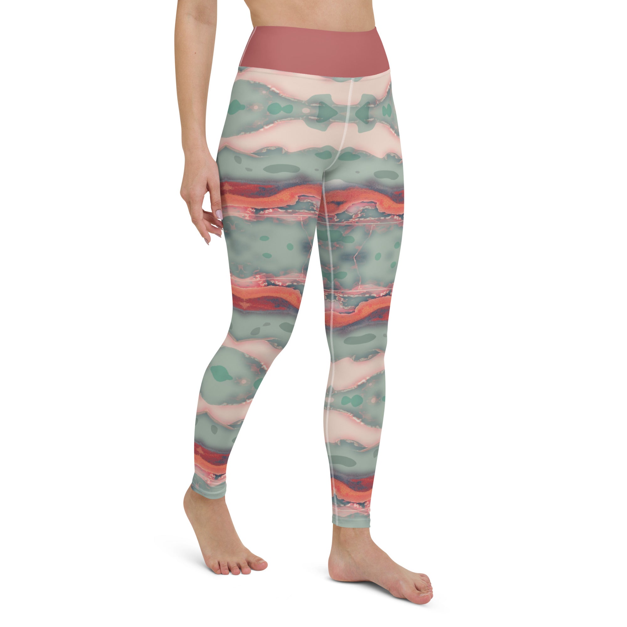 Gulf Shore Yoga Leggings Triboca Arts   