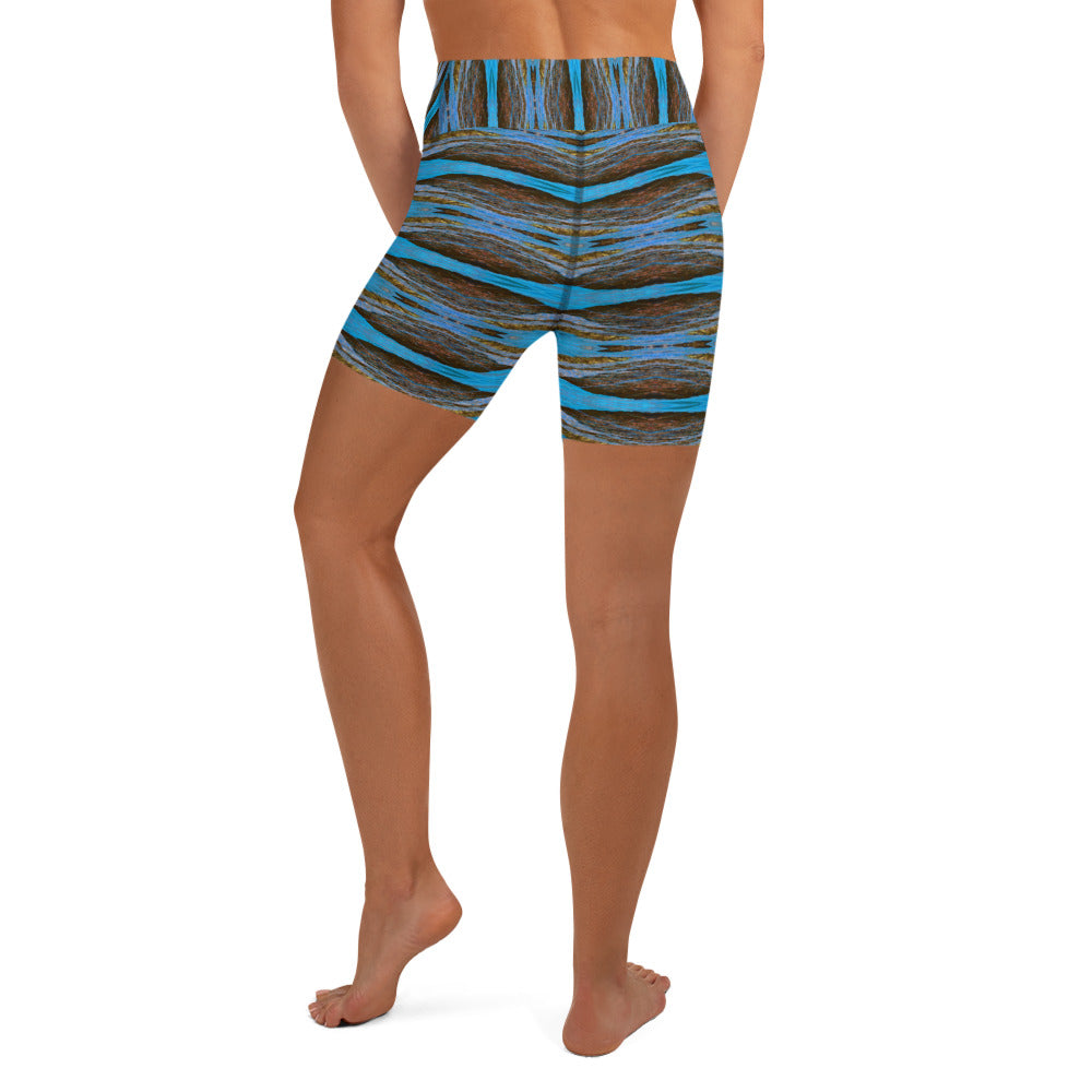 Monterey Azul Yoga Shorts Triboca Arts   