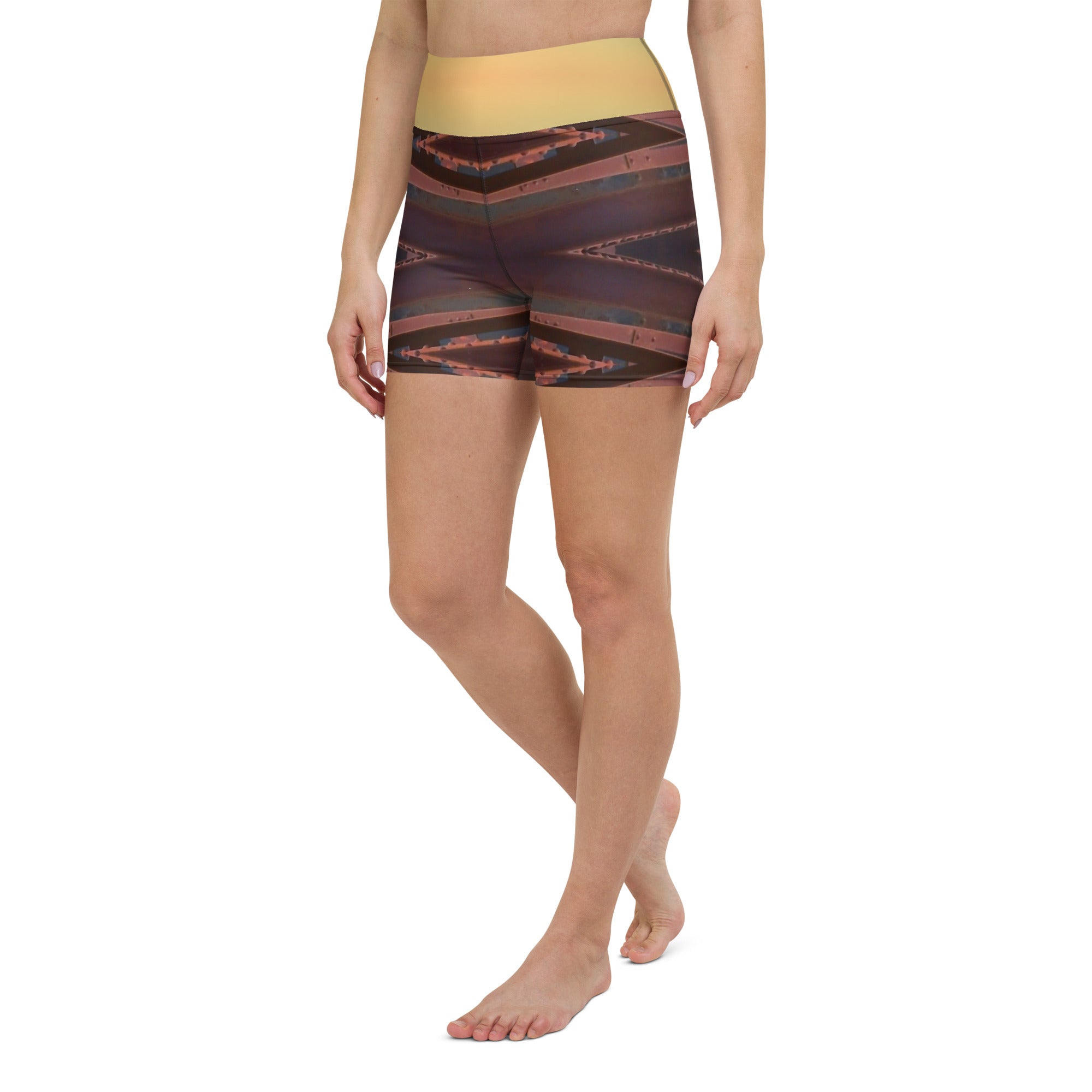Trestle Frames Yoga Shorts Triboca Arts   