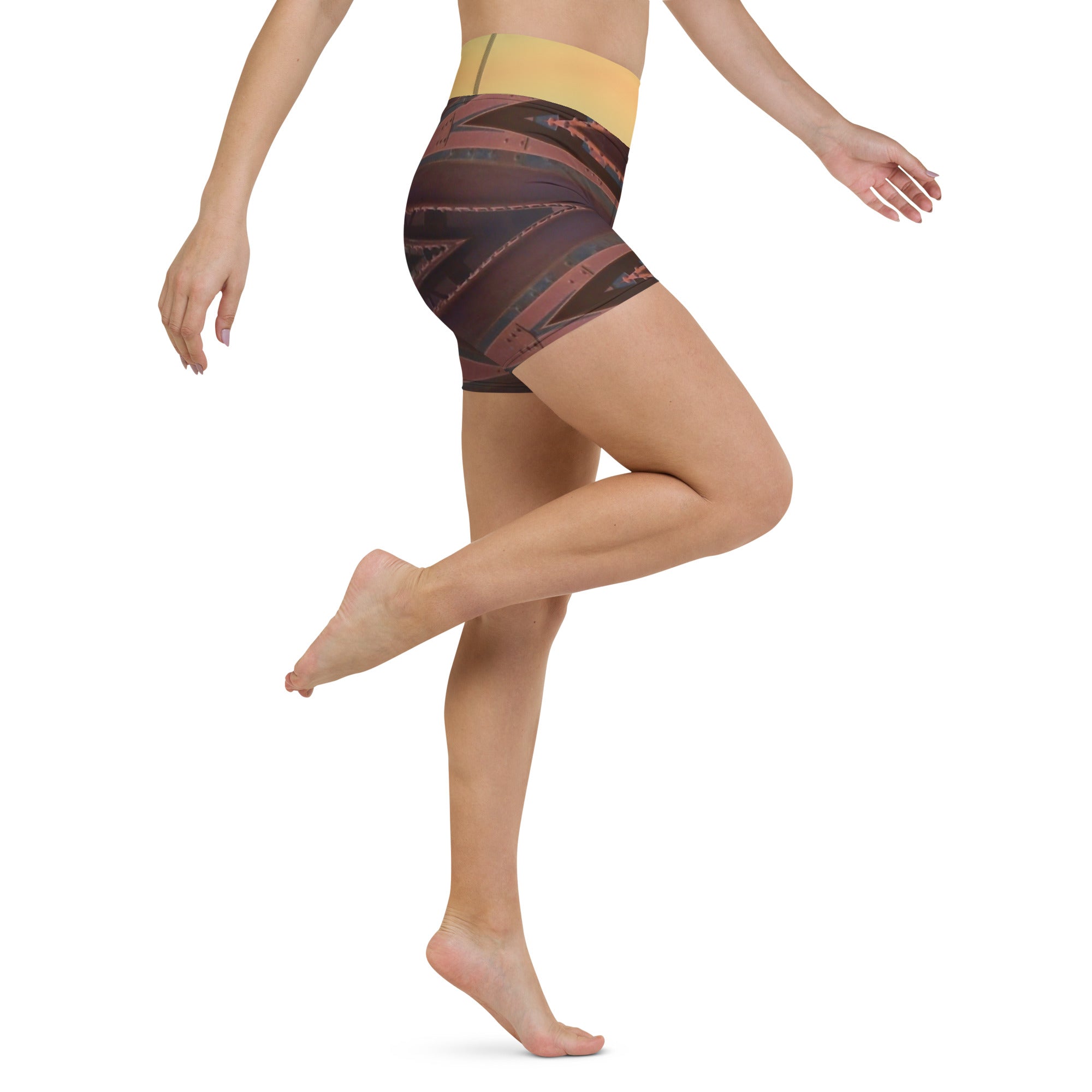 Trestle Frames Yoga Shorts Triboca Arts   
