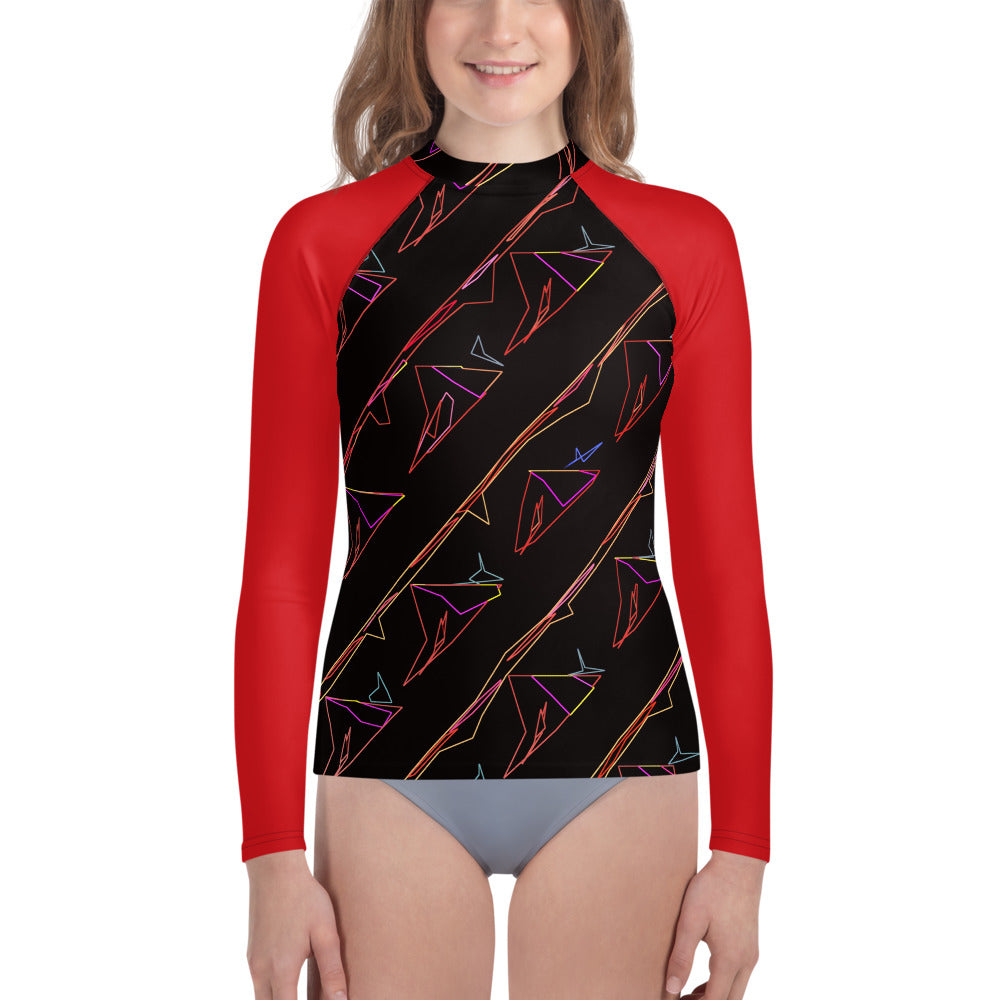 Bay Jetties Young Women's Long-Sleeve Rash Guard Triboca Arts 8  