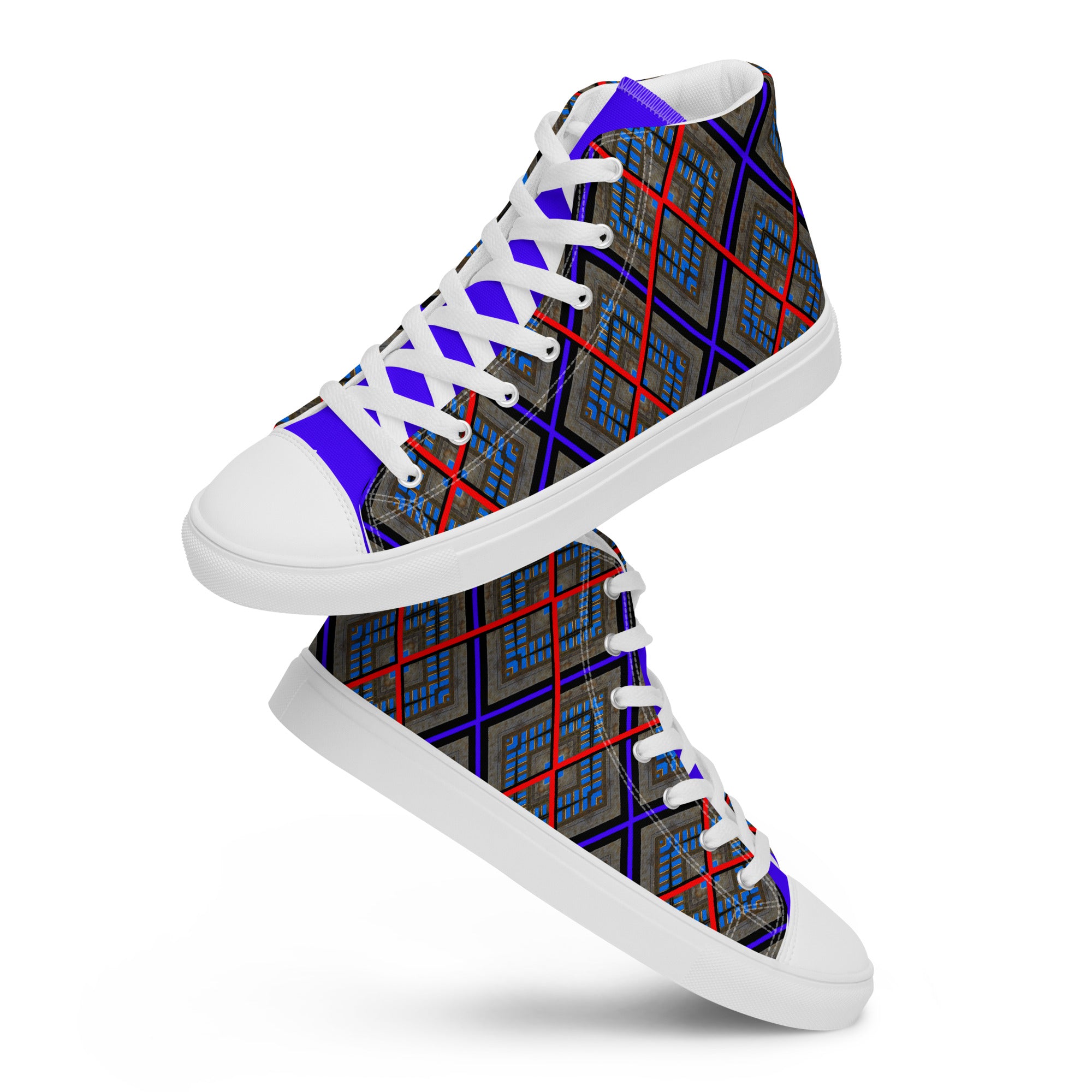 Skylights Men’s High Top Canvas Shoes Triboca Arts   