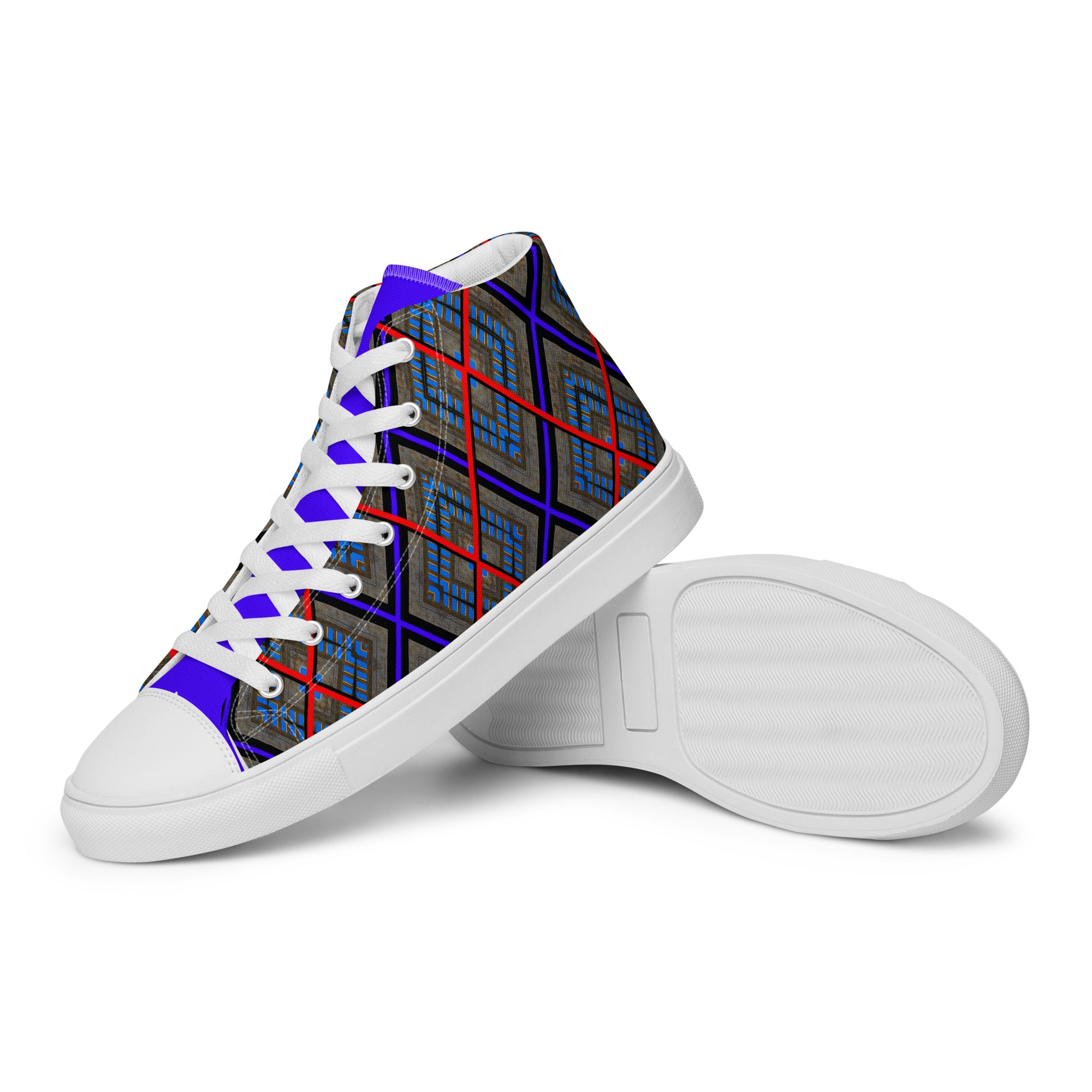 Skylights Men’s High Top Canvas Shoes Triboca Arts 5  