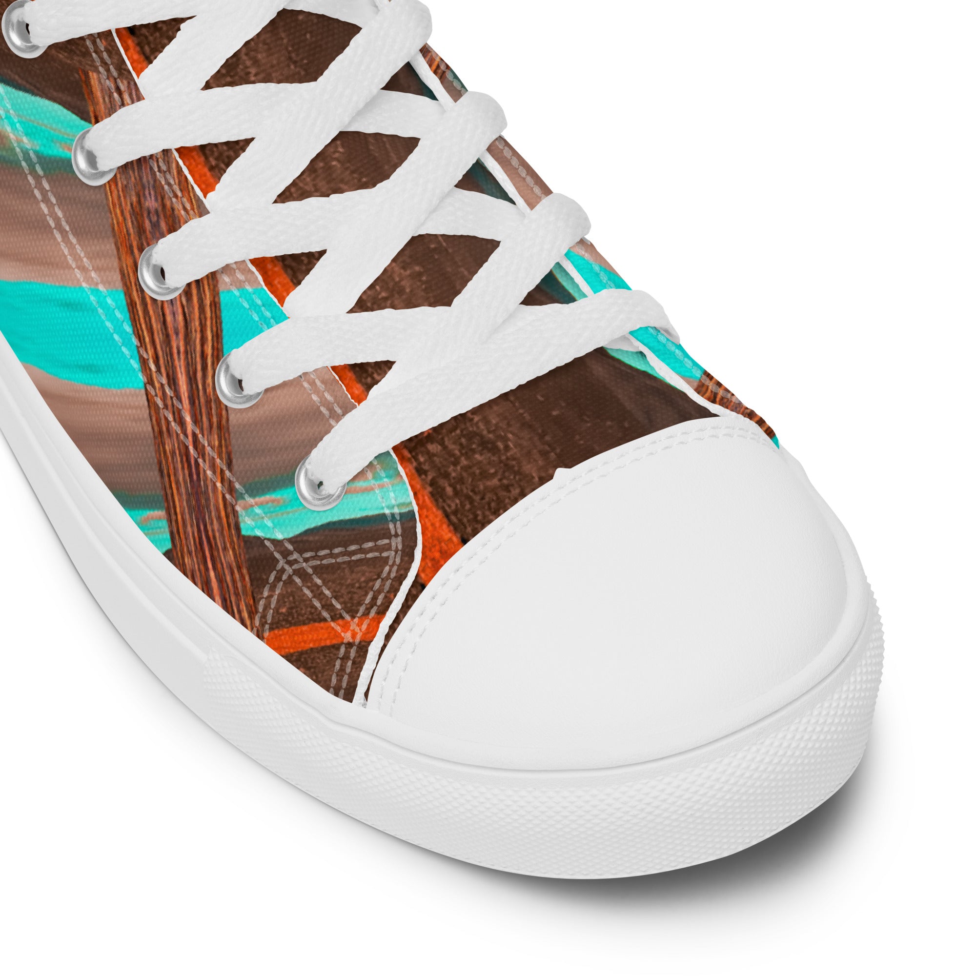 Mojave Trails Men’s High Top Canvas Shoes Triboca Arts   