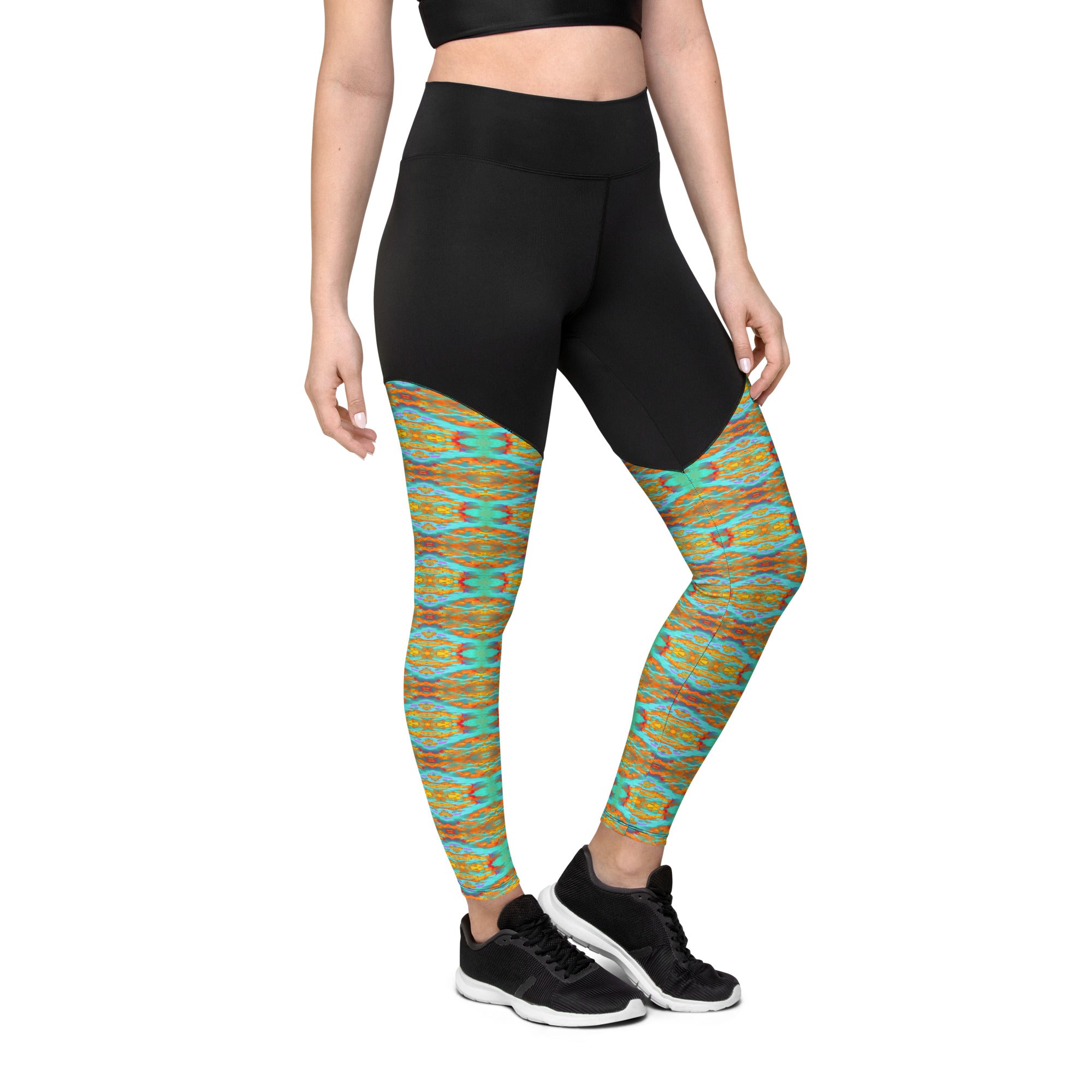 Gold Canyon Sports Leggings Triboca Arts   