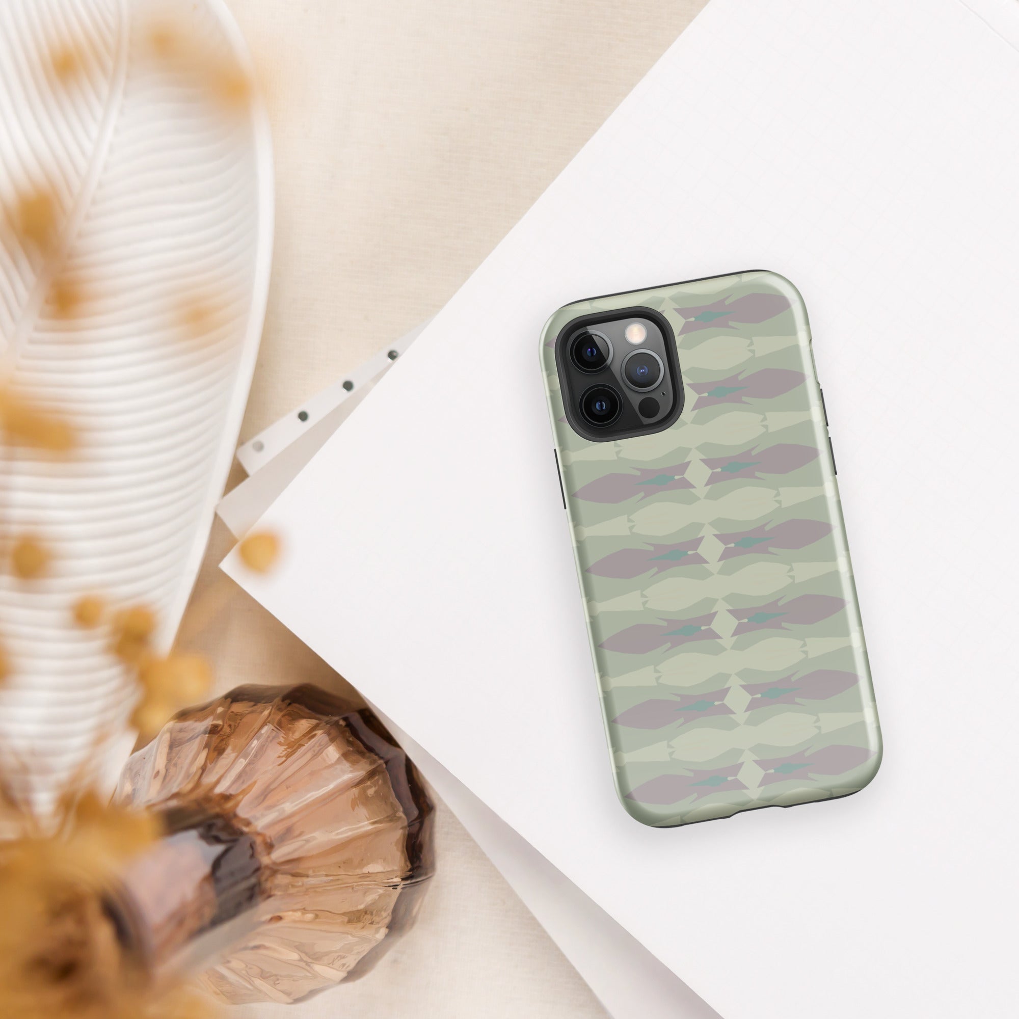 Gulf Shore Tough Case for iPhone® Triboca Arts iPhone 12 Pro  