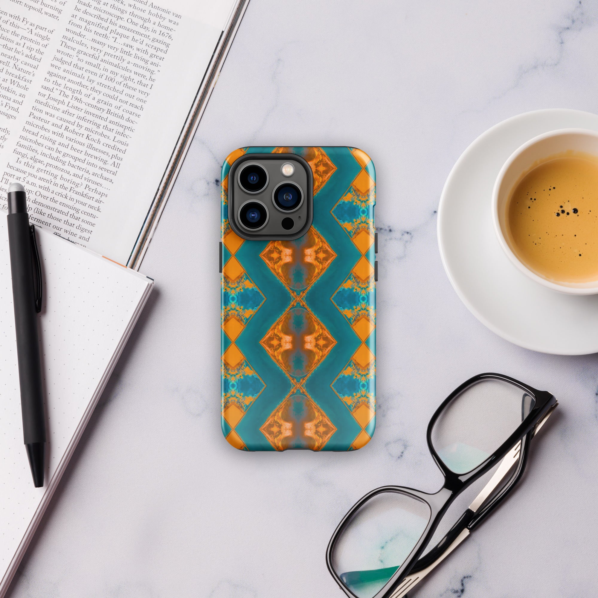Bay Jetties Tough Case for iPhone® Triboca Arts iPhone 13 Pro  