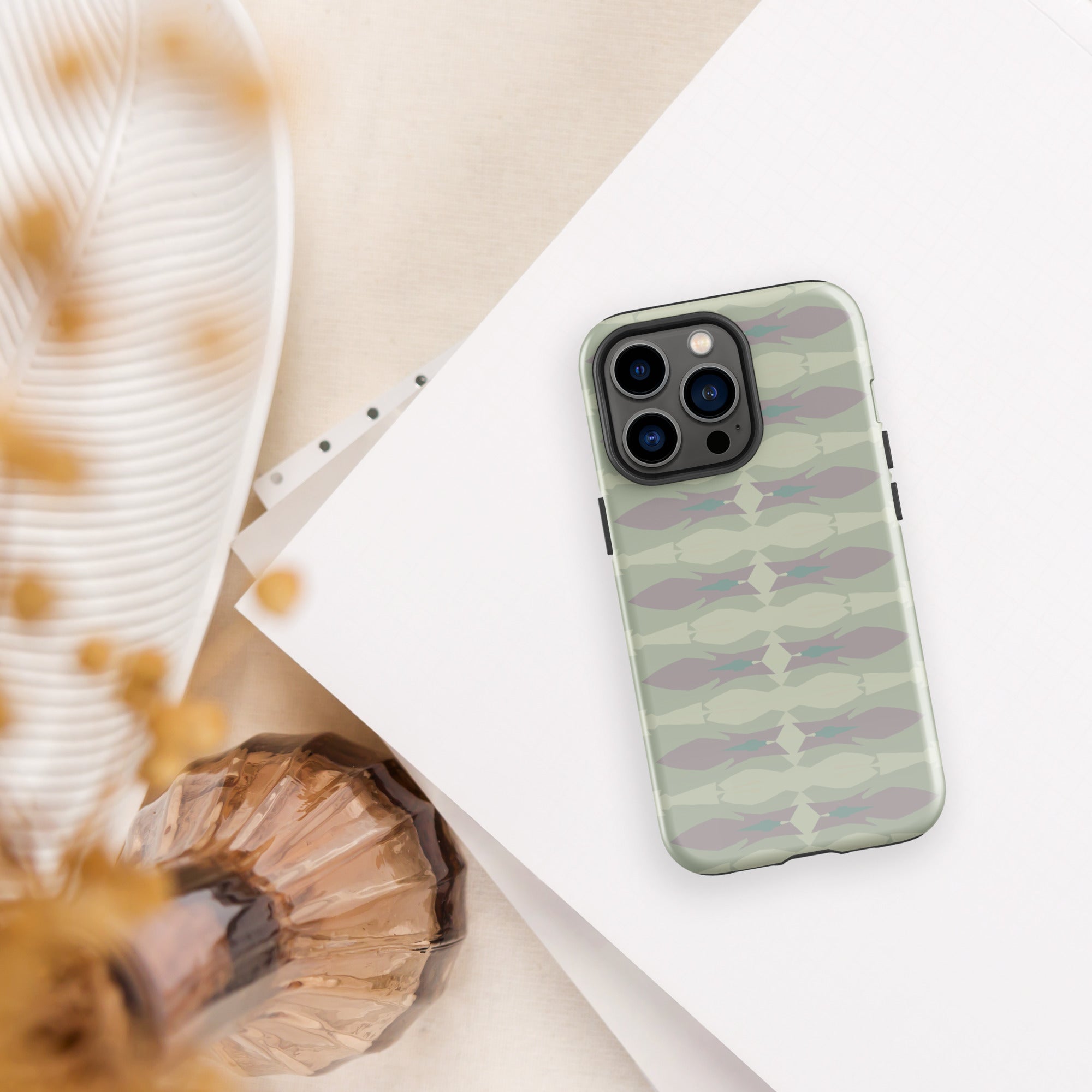 Gulf Shore Tough Case for iPhone® Triboca Arts iPhone 13 Pro  