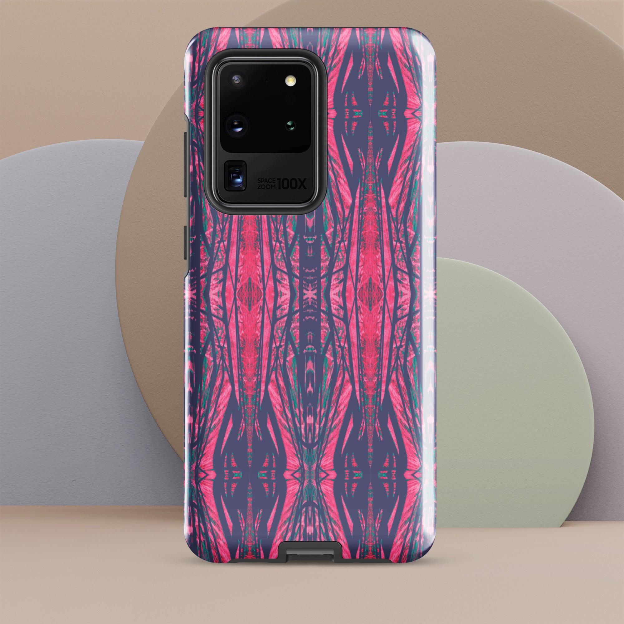 Shadows Gray On Pink Tough Case for Samsung® Triboca Arts Samsung Galaxy S20 Ultra  