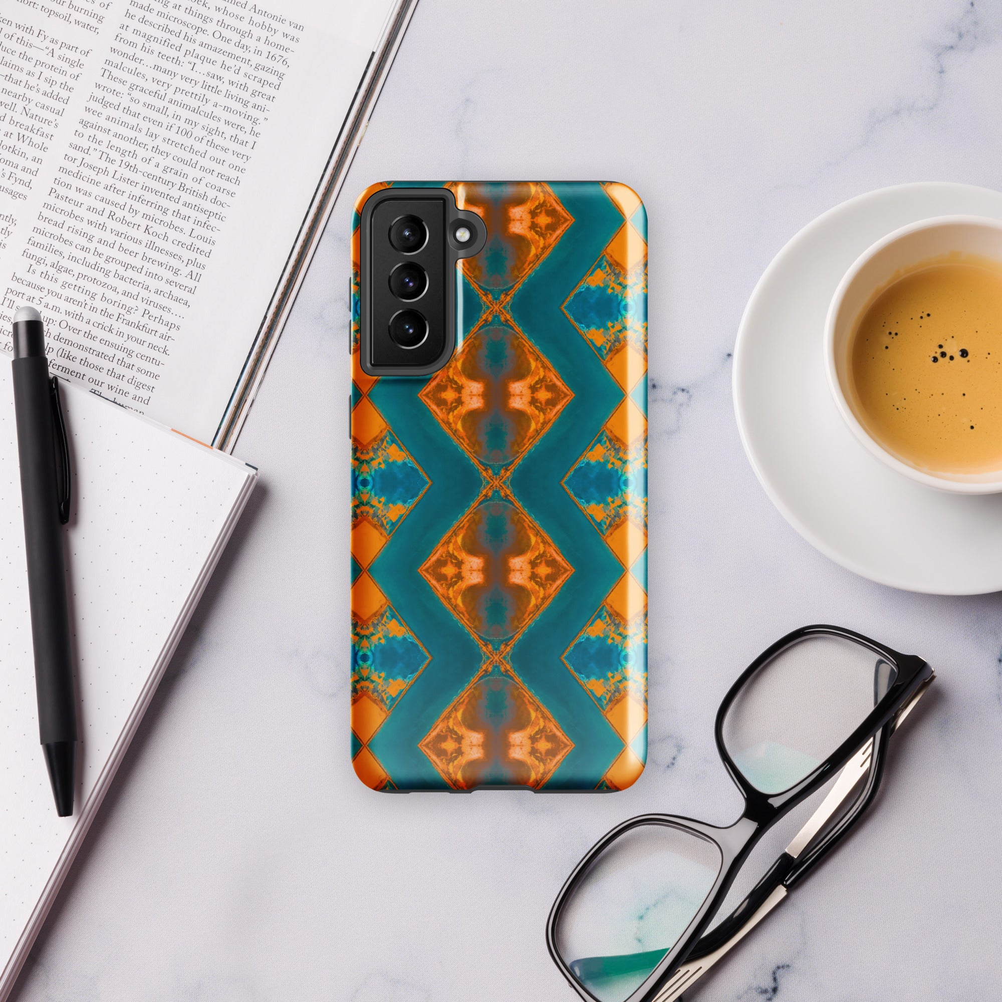 Bay Jetties Tough Case for Samsung® Triboca Arts Samsung Galaxy S21 Plus  