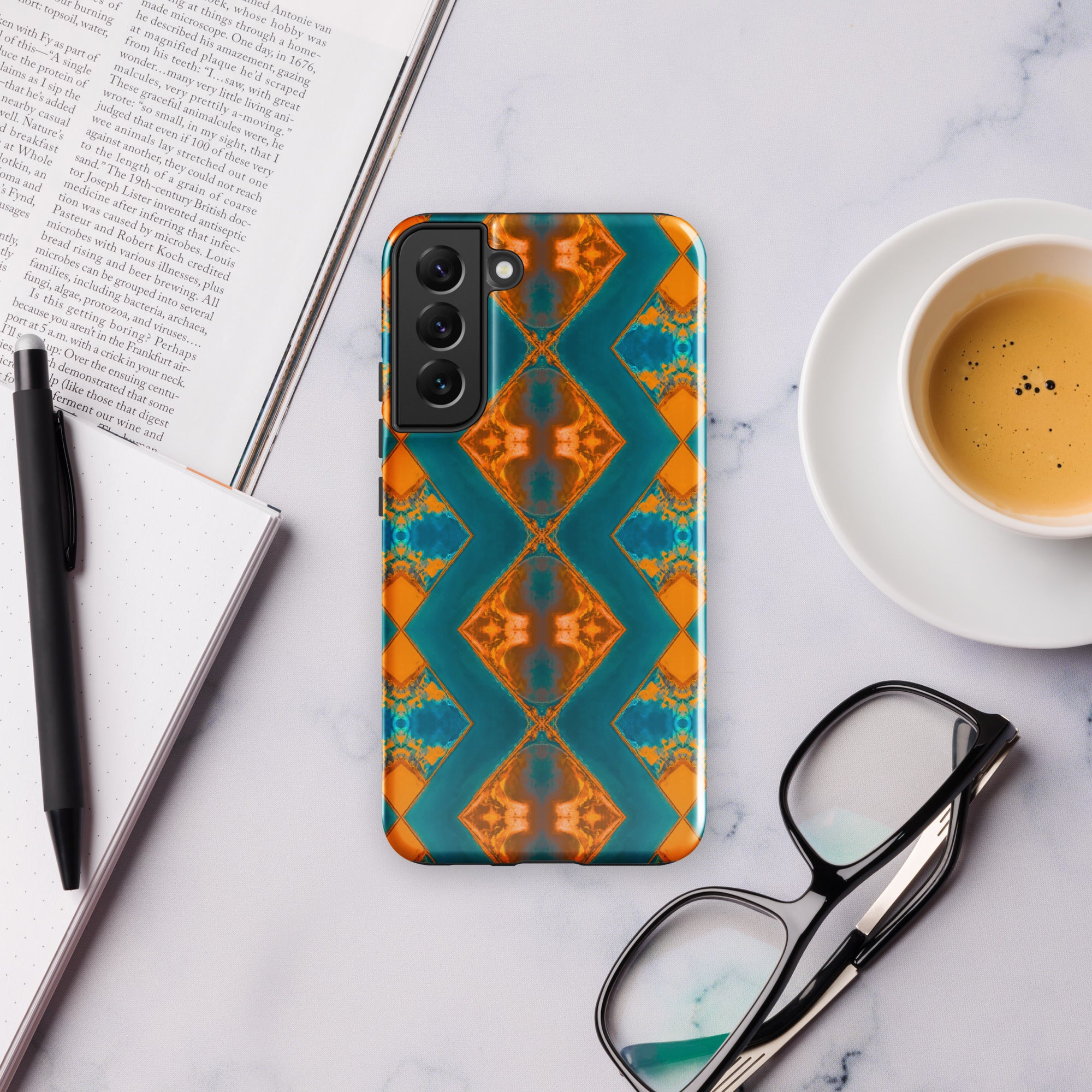Bay Jetties Tough Case for Samsung® Triboca Arts Samsung Galaxy S22 Plus  