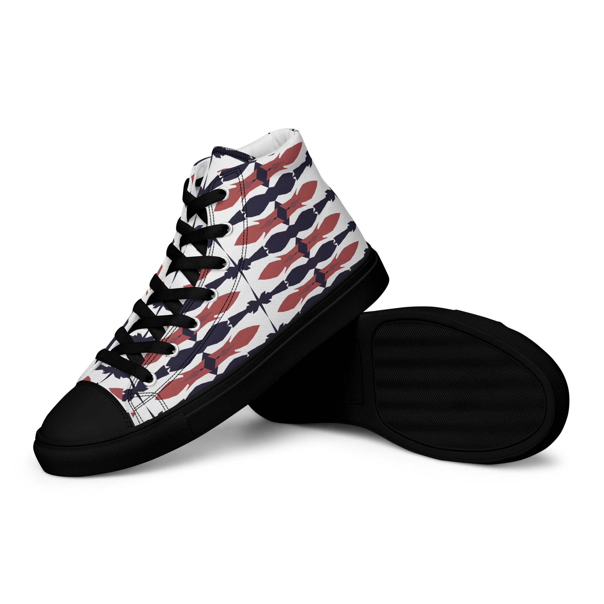 Gulf Shore Women's High Top Canvas Shoes Triboca Arts   