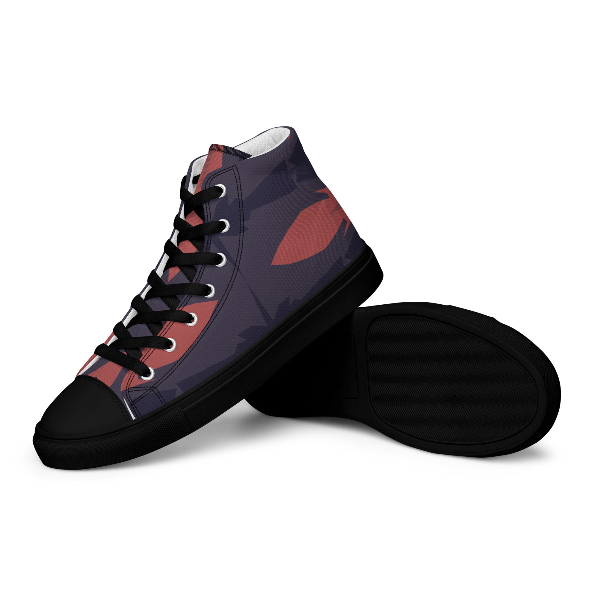 Gulf Shore Women's High Top Canvas Shoes Triboca Arts   