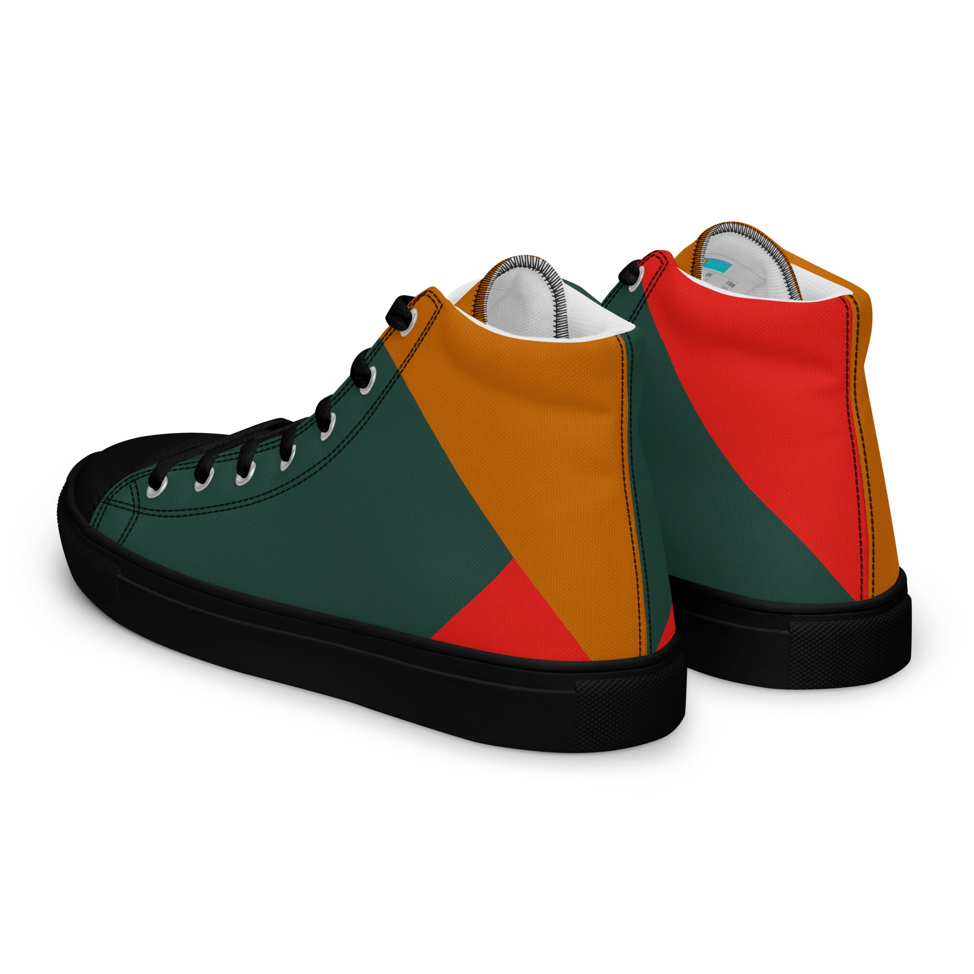 Gulf Shore Women's High Top Canvas Shoes Triboca Arts   