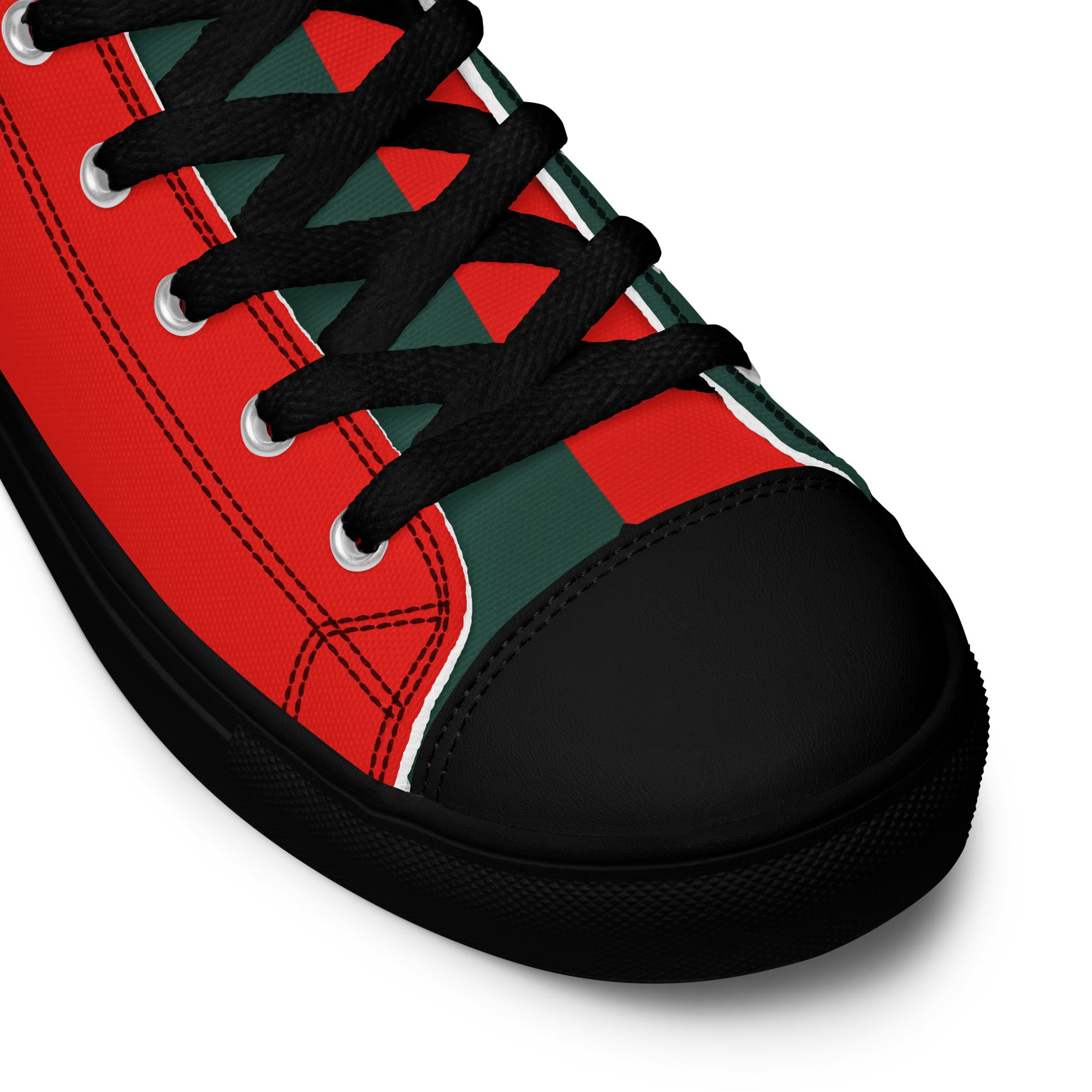 Gulf Shore Women's High Top Canvas Shoes Triboca Arts   