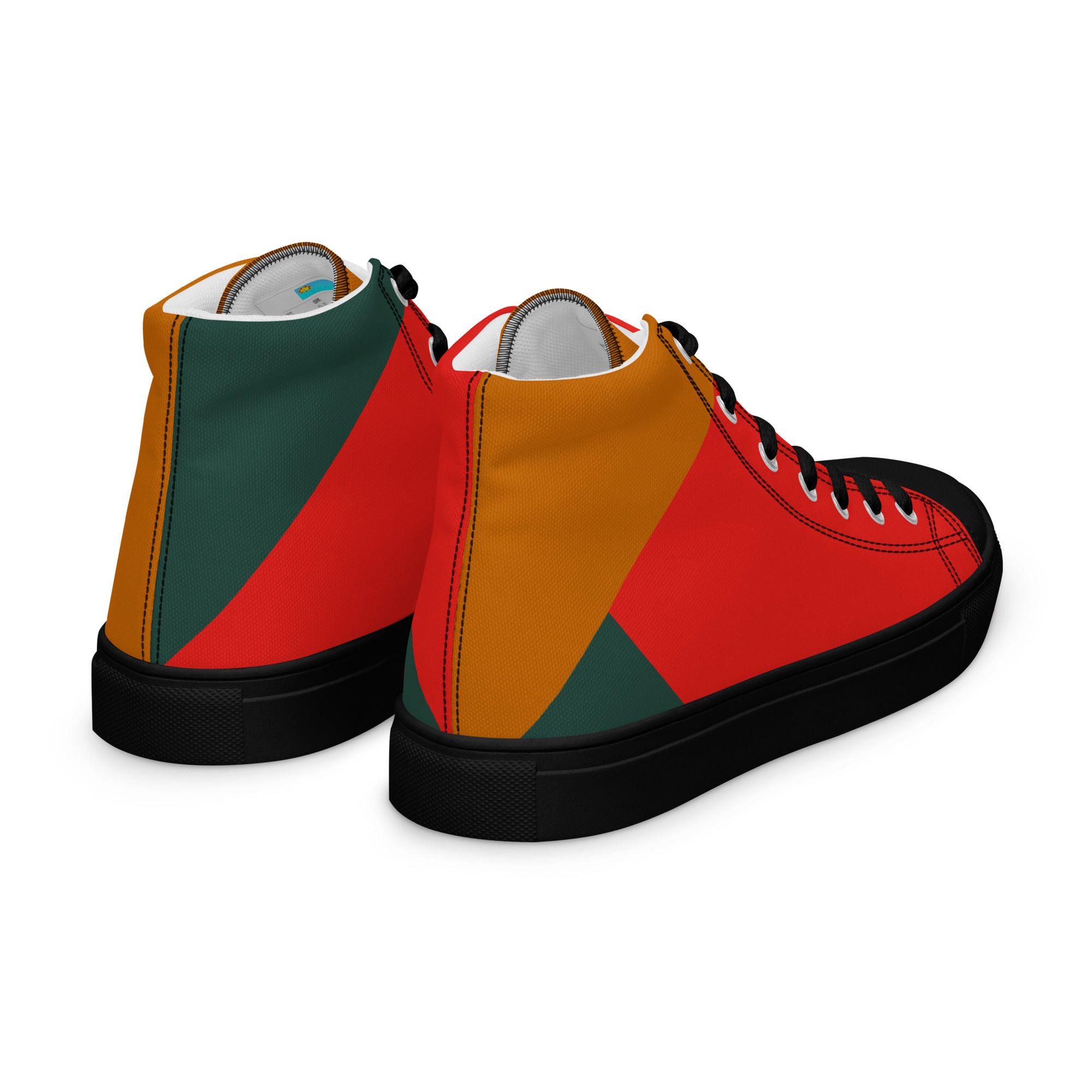 Gulf Shore Women's High Top Canvas Shoes Triboca Arts   