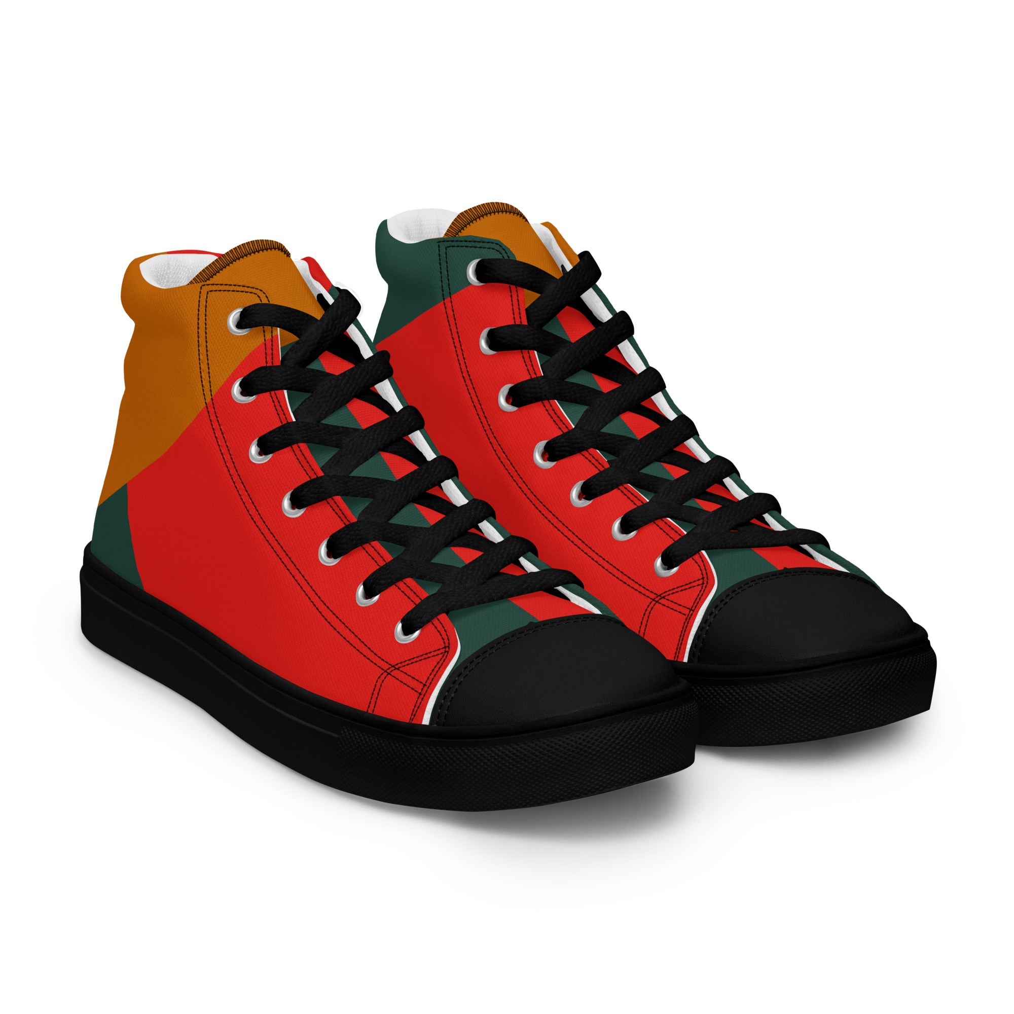 Gulf Shore Women's High Top Canvas Shoes Triboca Arts   
