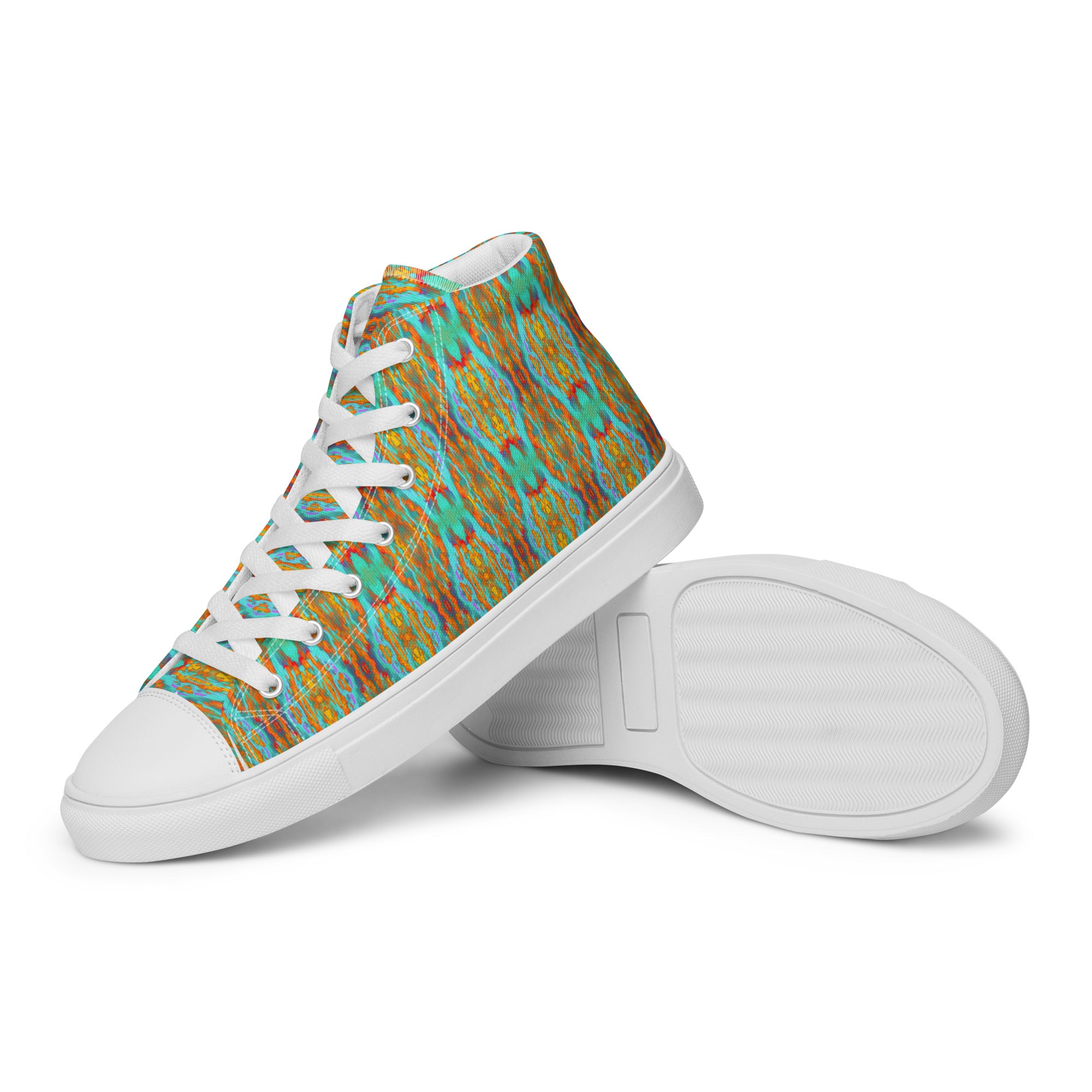 Gold Canyon Women's High Top Canvas Shoes Triboca Arts   