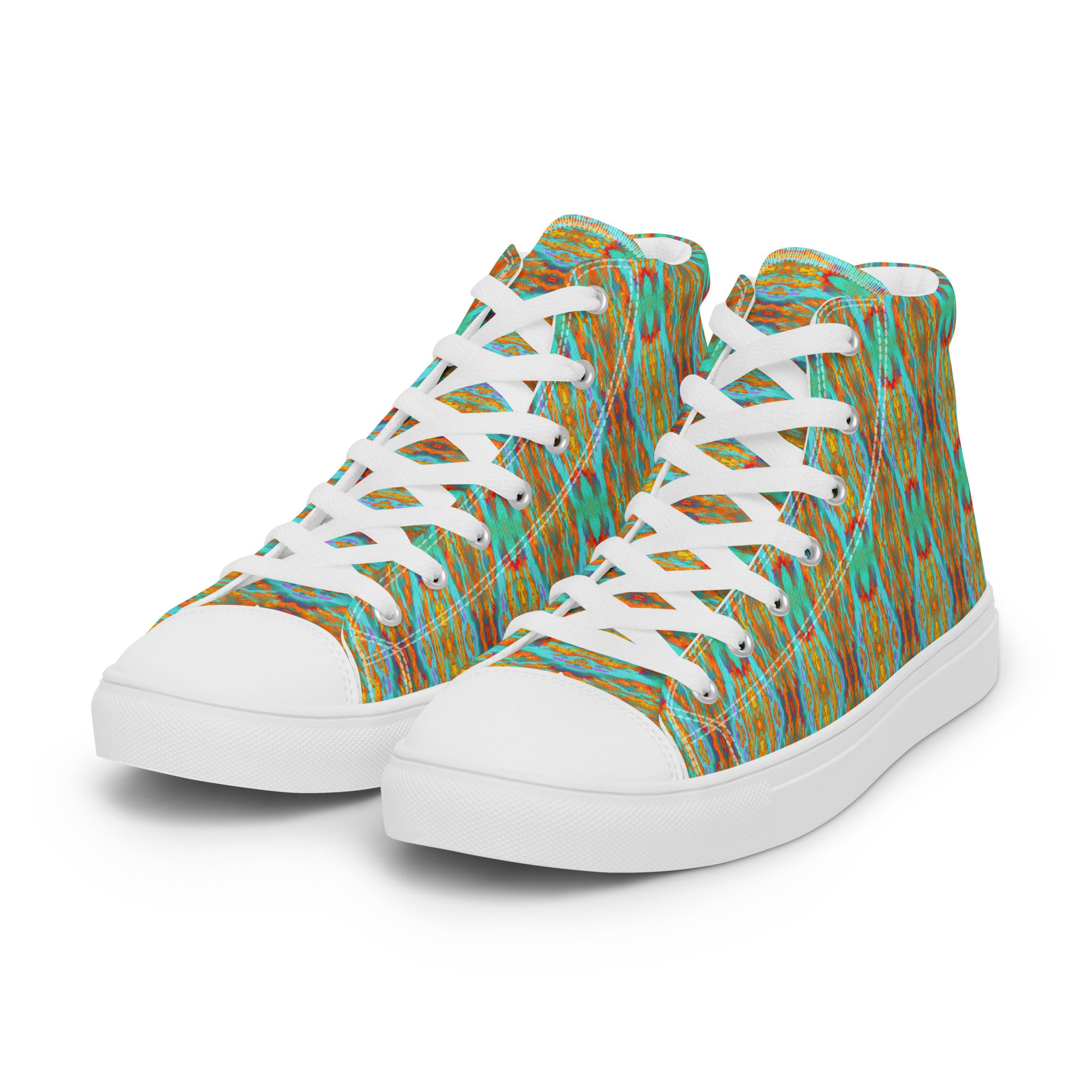 Gold Canyon Women's High Top Canvas Shoes Triboca Arts   