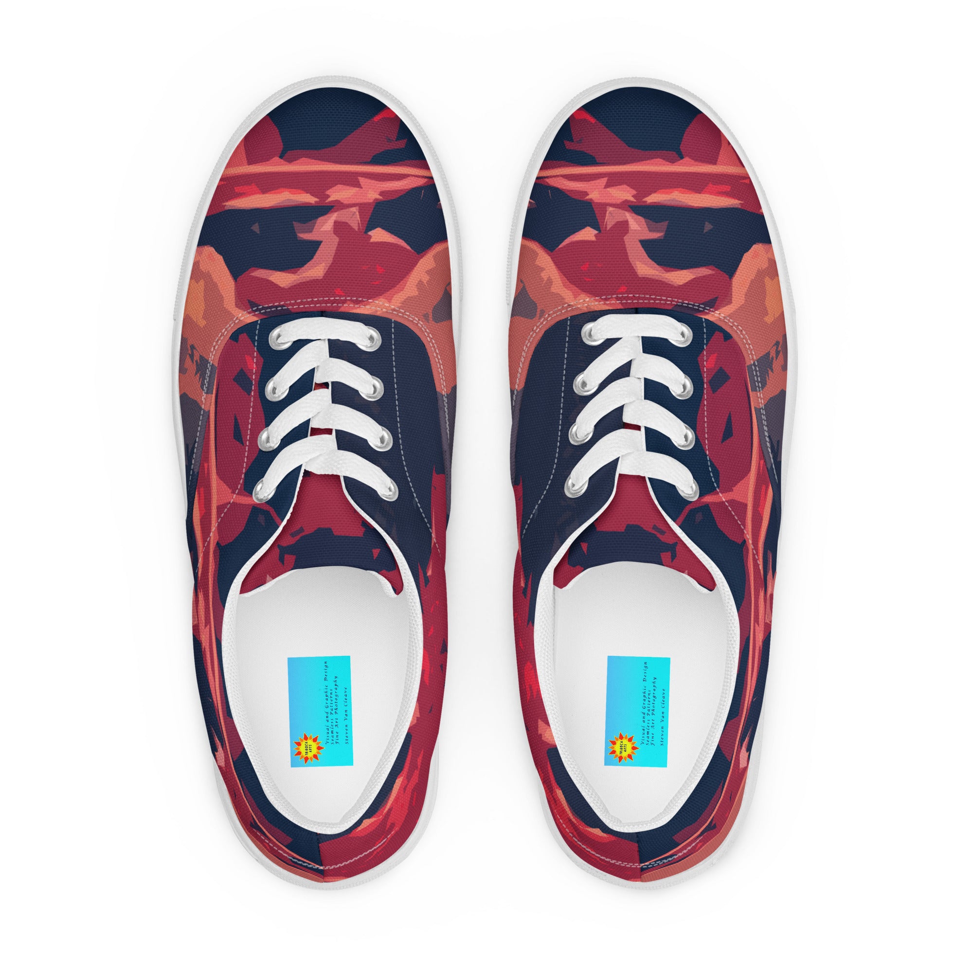 Gulf Shore Women's Lace-Up Canvas Shoes Triboca Arts 5  
