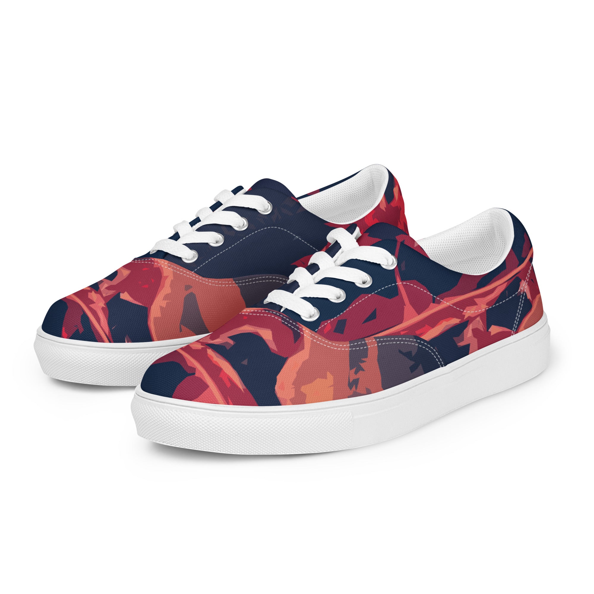 Gulf Shore Women's Lace-Up Canvas Shoes Triboca Arts   