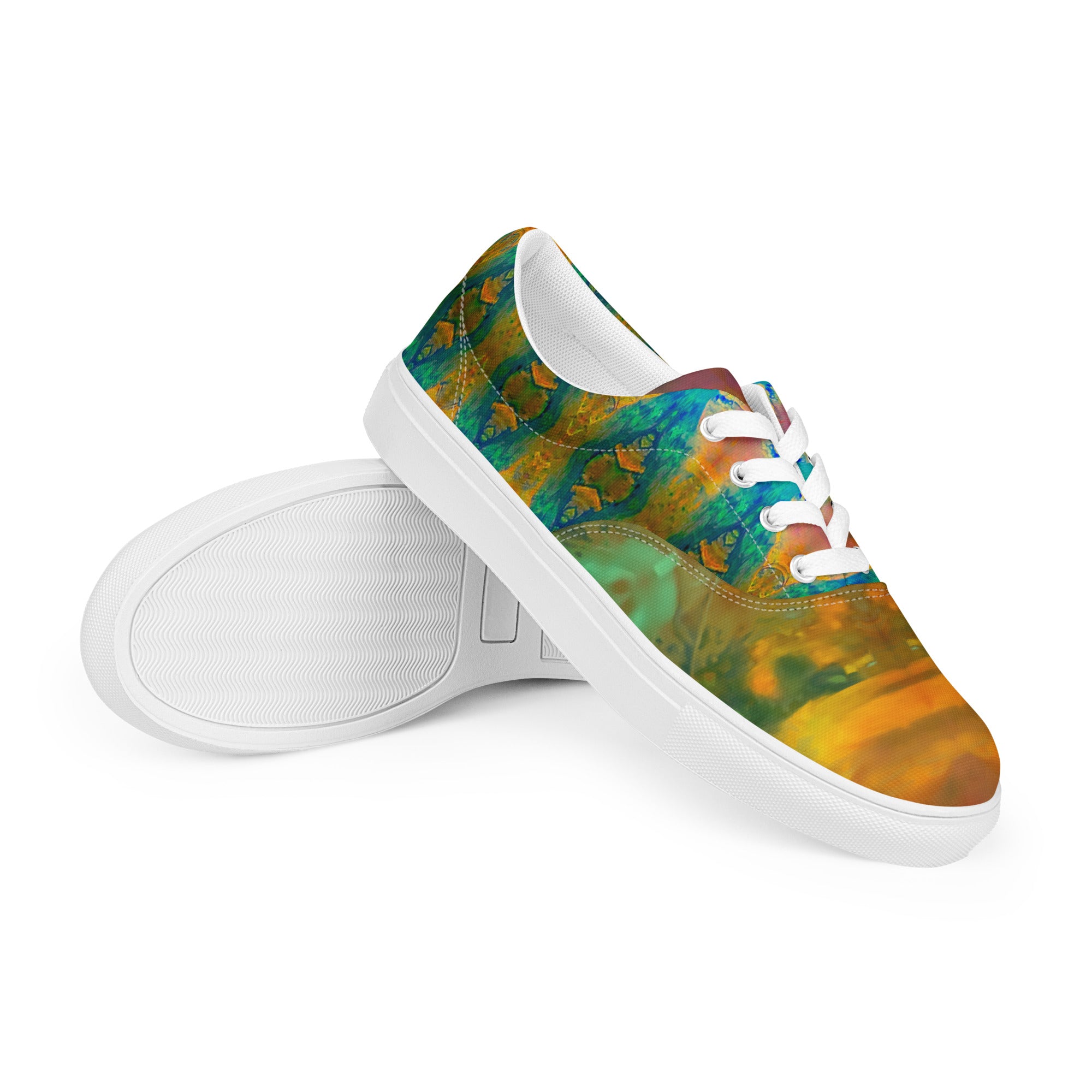 Gold Canyon Women’s Lace-Up Canvas Shoes Triboca Arts 5  