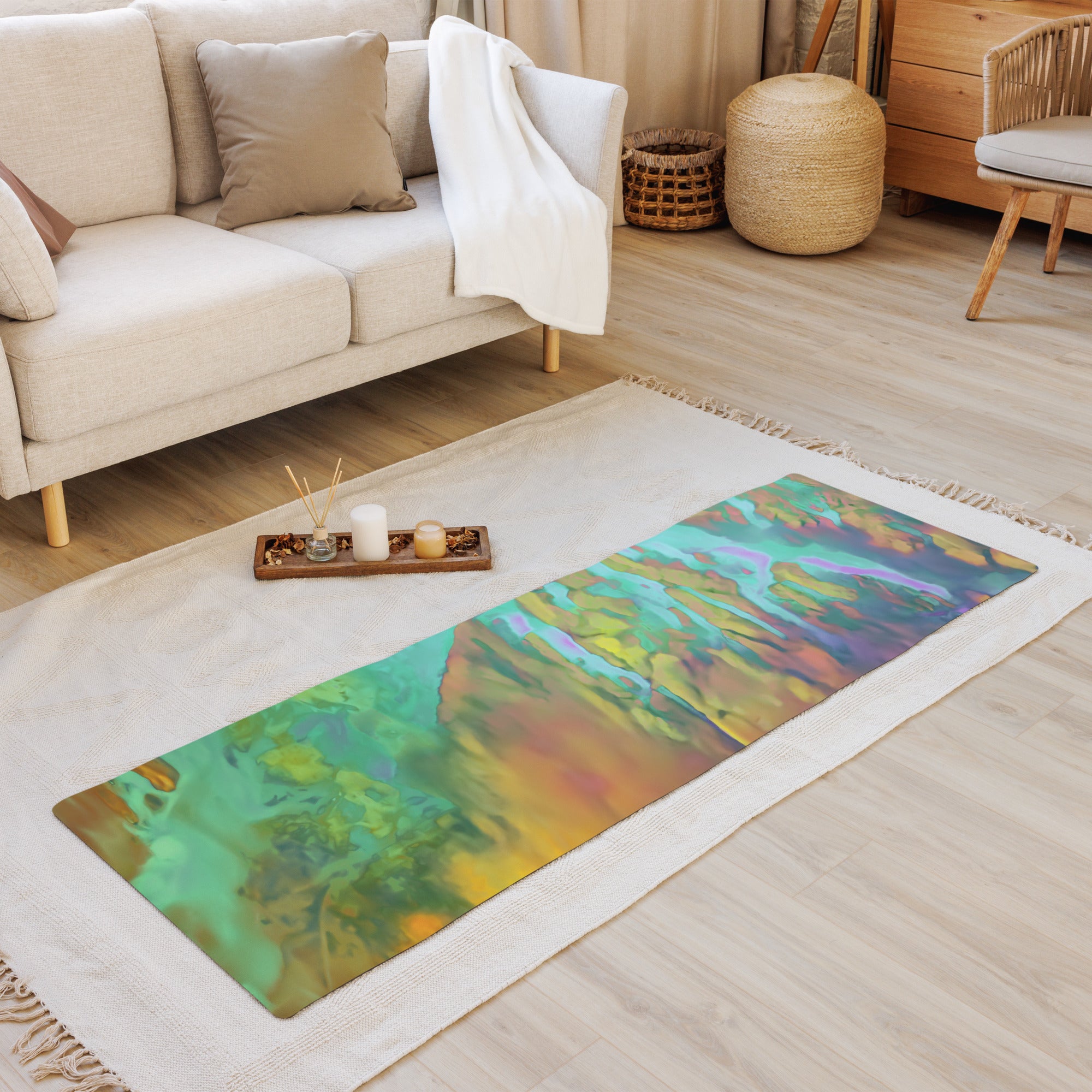 Gold Canyon Yoga mat Triboca Arts   