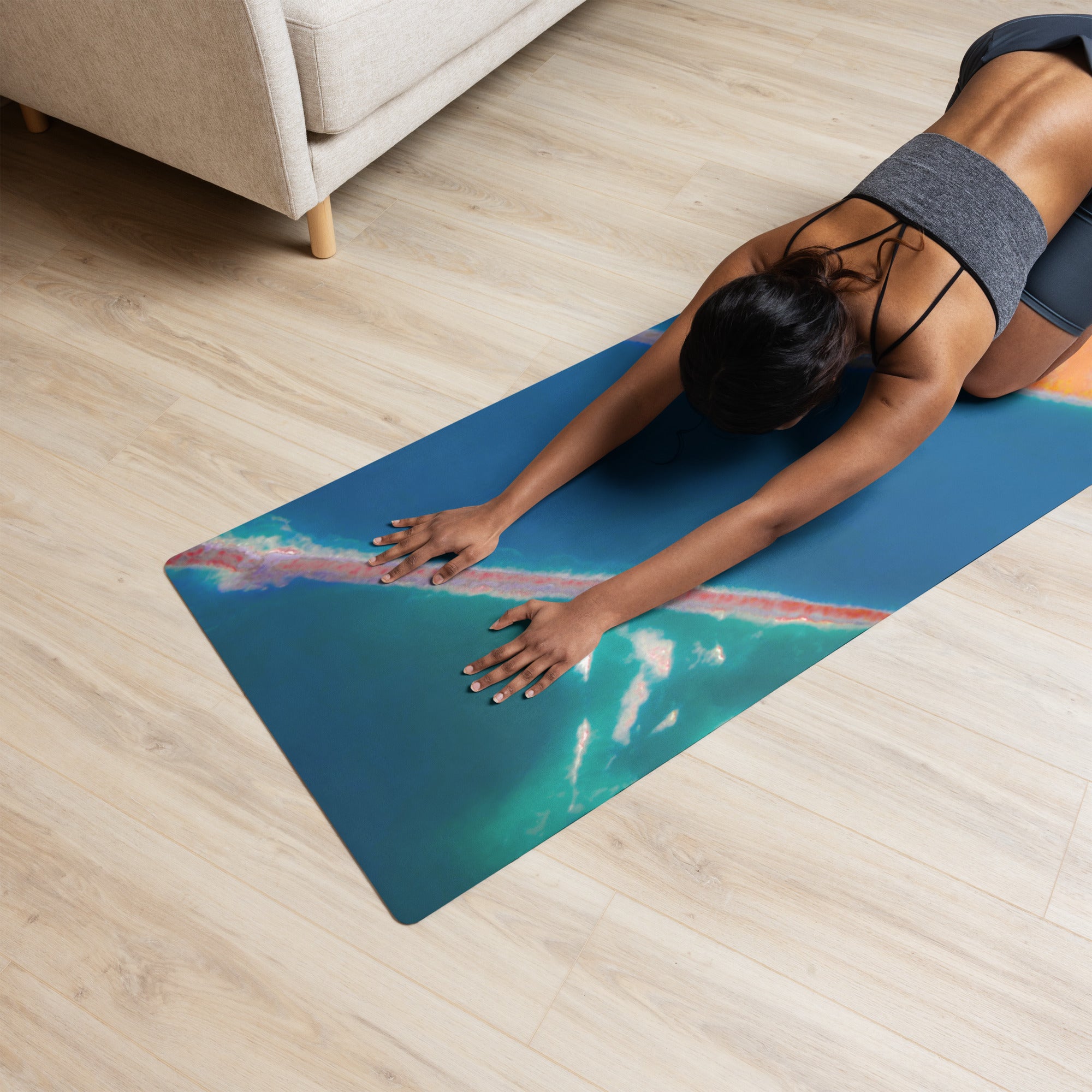 Bay Jetties Yoga mat Triboca Arts   